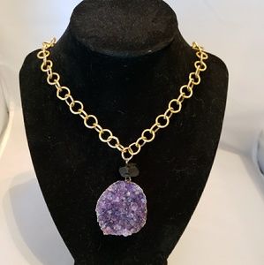 Druzy necklace